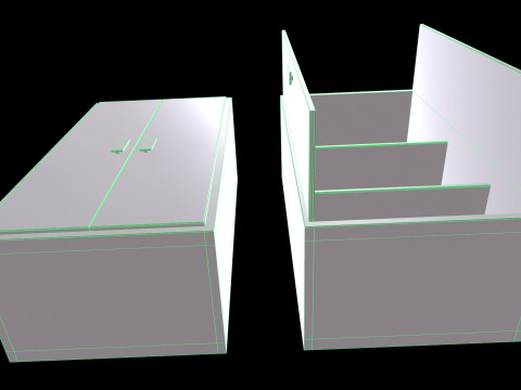 Old Cabinet Modelo 3D
