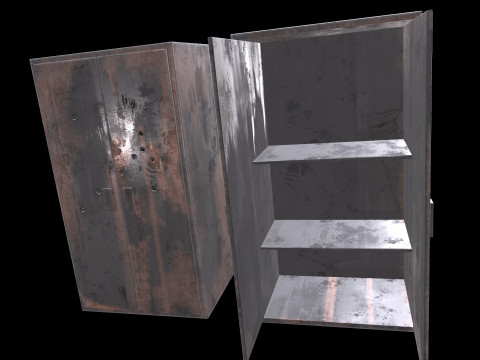 Old Cabinet Modelo 3D