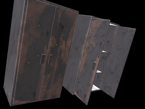 Old Cabinet Modelo 3D