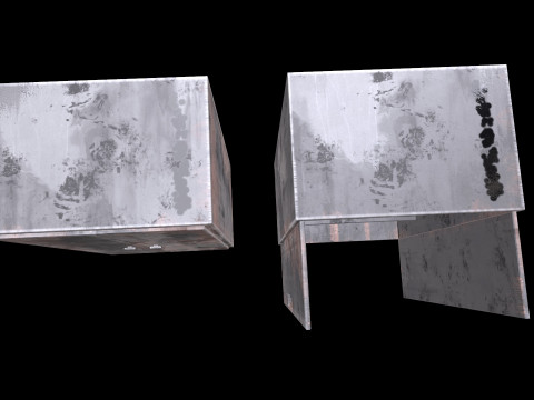 Old Cabinet Modelo 3D