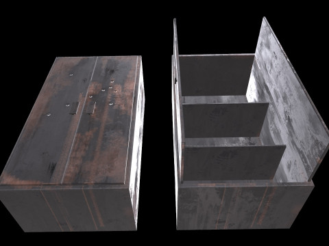 Old Cabinet Modelo 3D