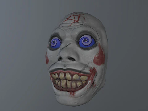Horror Mask 3D Model