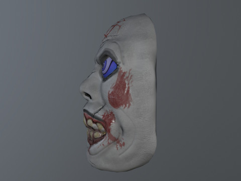 Horror Mask 3D Model