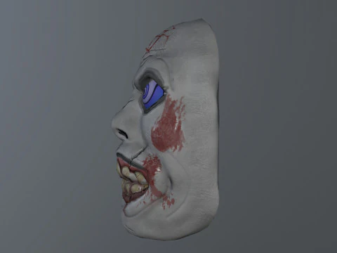 Horror Mask 3D Model