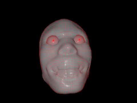Horror Mask 3D Model