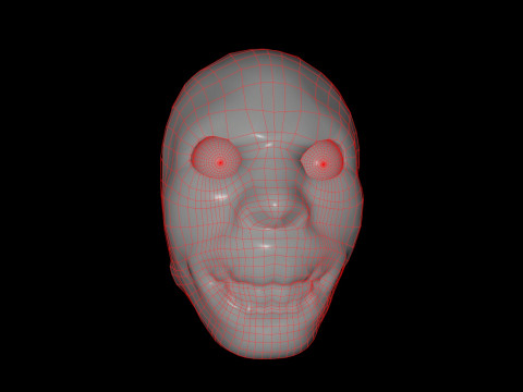 Horror Mask 3D Model
