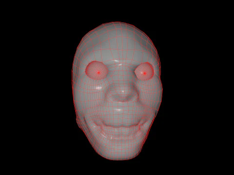 Horror Mask 3D Model