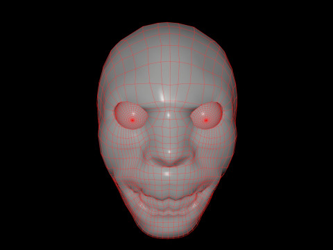 Horror Mask 3D Model
