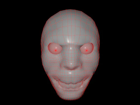Horror Mask 3D Model