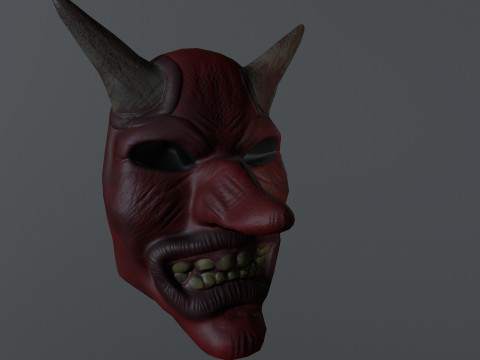 Horror Mask V2 3D Model