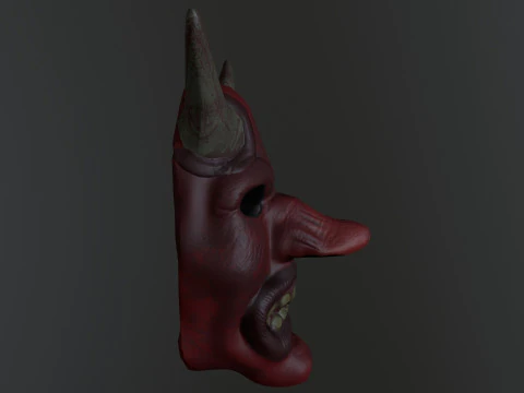 Horror Mask V2 3D Model