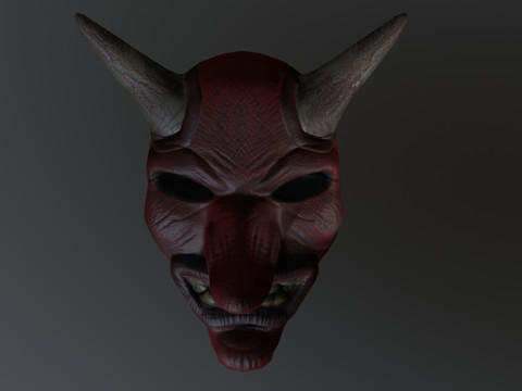 Horror Mask V2 3D Model