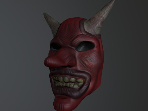 Horror Mask V2 3D Model
