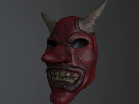 Horror Mask V2 3D Model