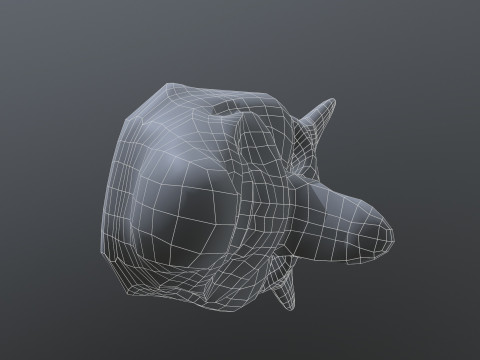 Horror Mask V2 3D Model
