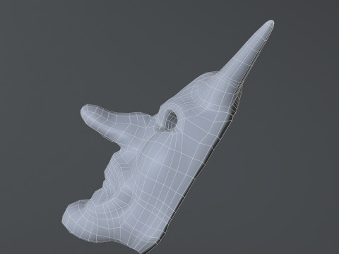 Horror Mask V2 3D Model