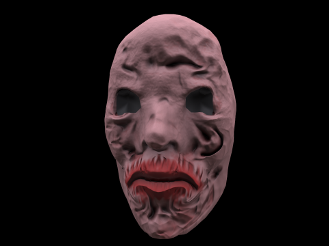 Horror Mask v3 3D Модель