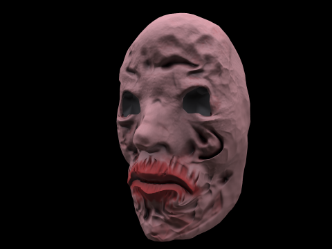 Horror Mask v3 3D Модель