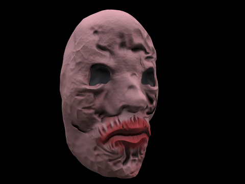 Horror Mask v3 3D Модель