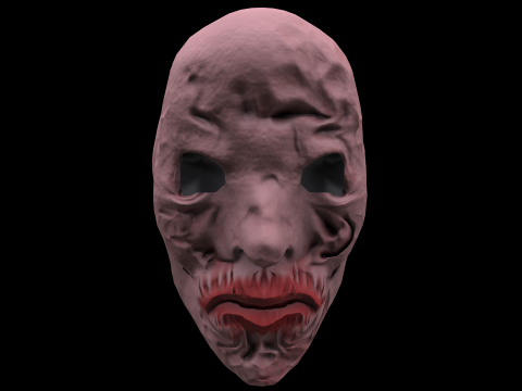 Horror Mask v3 3D Модель