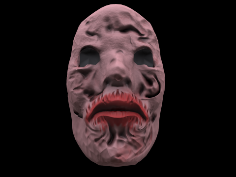 Horror Mask v3 3D Модель