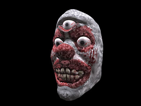 Horror Mask V4 3D Model