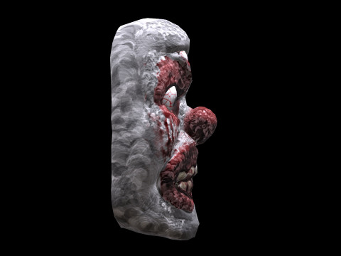 Horror Mask V4 Model 3D