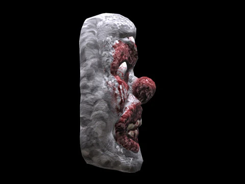 Horror Mask V4 3D Model