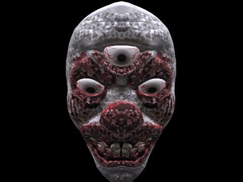 Horror Mask V4 Model 3D