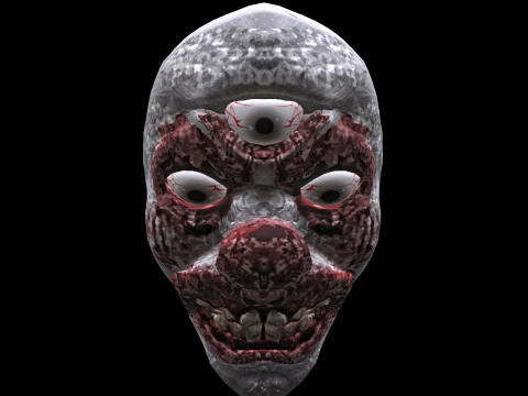 Horror Mask V4 3D Model