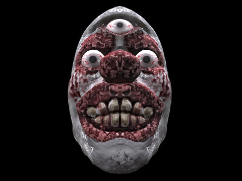 Horror Mask V4 3D Model