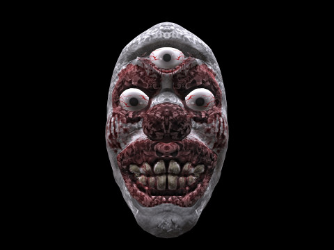 Horror Mask V4 Model 3D