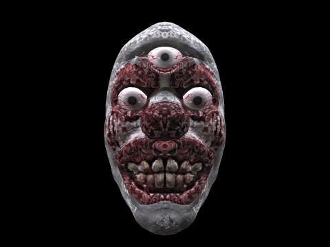 Horror Mask V4 3D Model