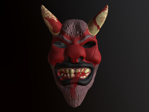 Horror Mask v5 3D Model