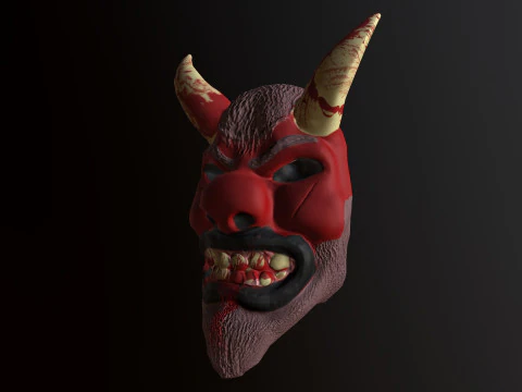 Horror Mask v5 3D Model