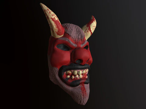Horror Mask v5 3D Model