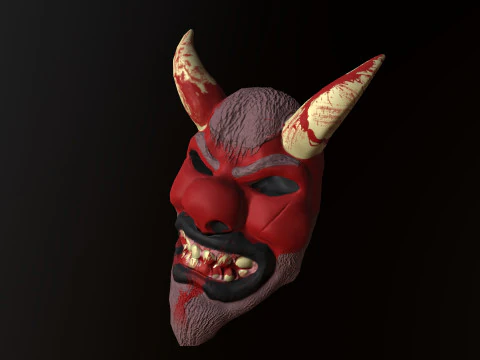 Horror Mask v5 3D Model