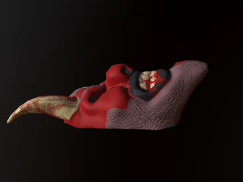 Horror Mask v5 3D Model
