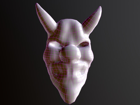 Horror Mask v5 Modelo 3D