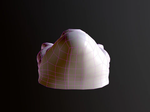 Horror Mask v5 3D Model