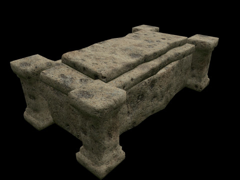 CoffinMedieval Model 3D