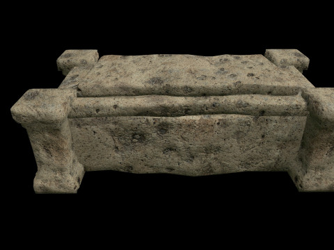 Coffin Medieval 3D Model