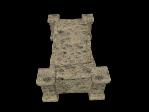 Coffin Medieval 3D Model