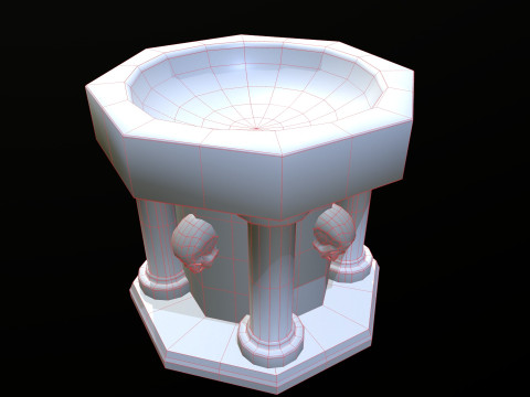 Sink Medieval 3D Model