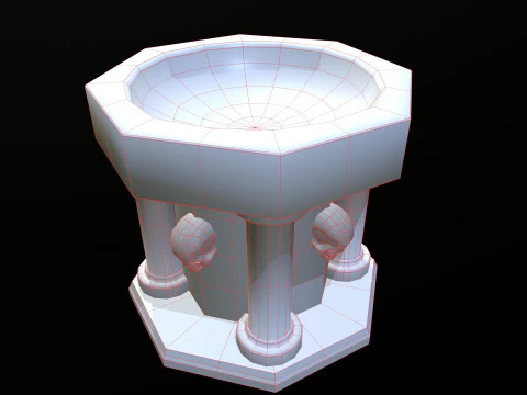 Sink Medieval 3D Model