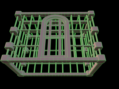 Square Cell 3D 模型