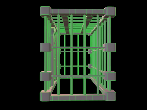 Square Cell 3D 模型