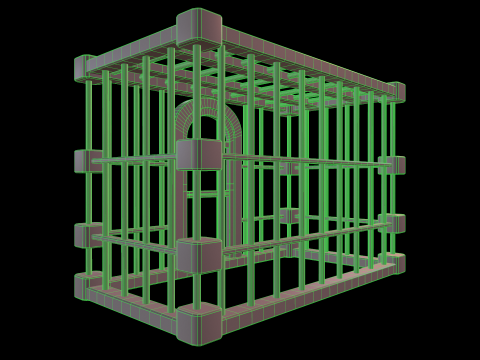 Square Cell 3D 模型