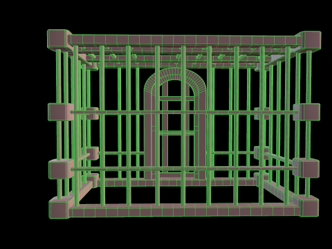 Square Cell 3D 模型