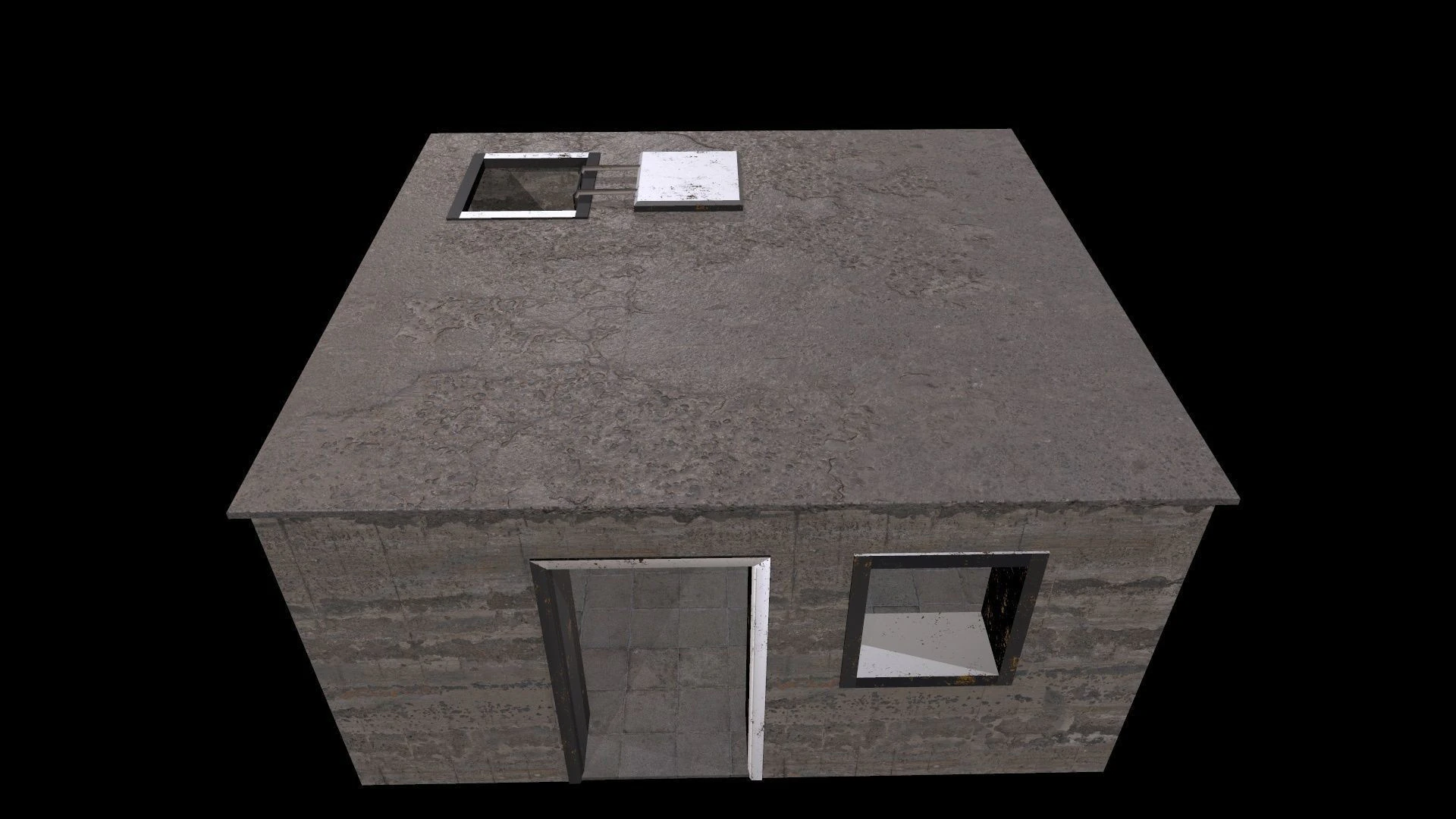 Small Structure V2 3D Model .c4d .max .obj .3ds .fbx .stl .blend 